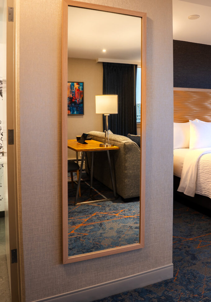 Standard King Plus - view of room and bathroom